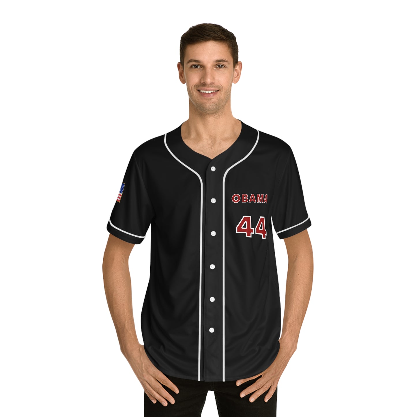 Obama Men's Baseball Jersey (AOP)