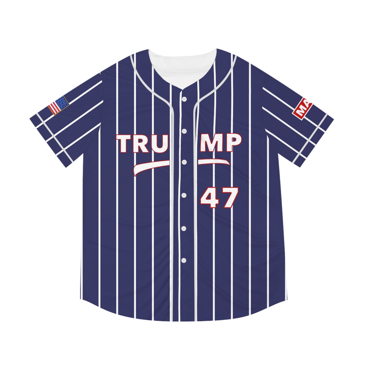 Trump Men's Baseball Jersey (AOP)