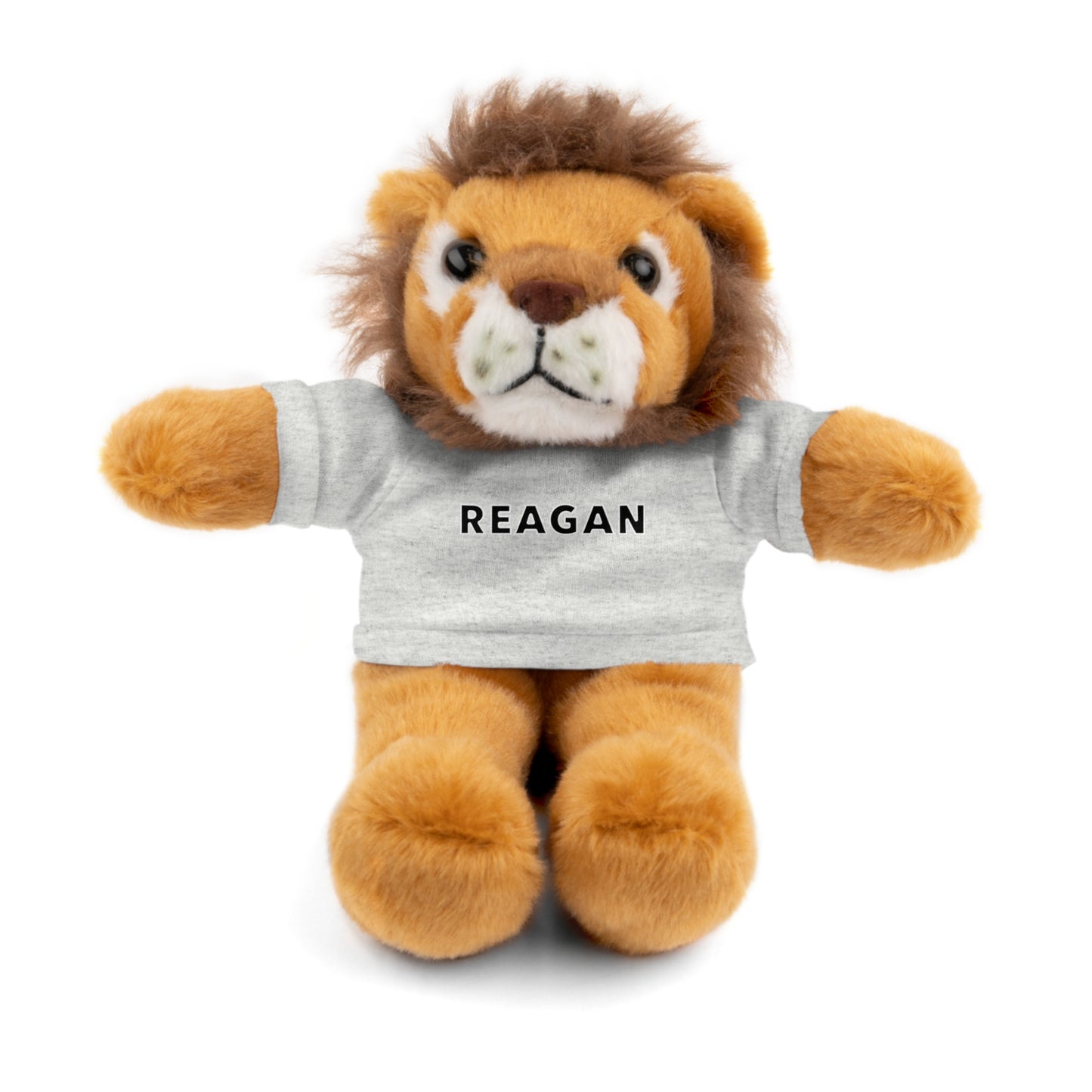 Ronald Reagan Stuffed Bear with Tee - Personalized Plush Toy for Kids