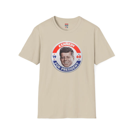 Kennedy for President Unisex Softstyle T-Shirt | Vintage Political Tee