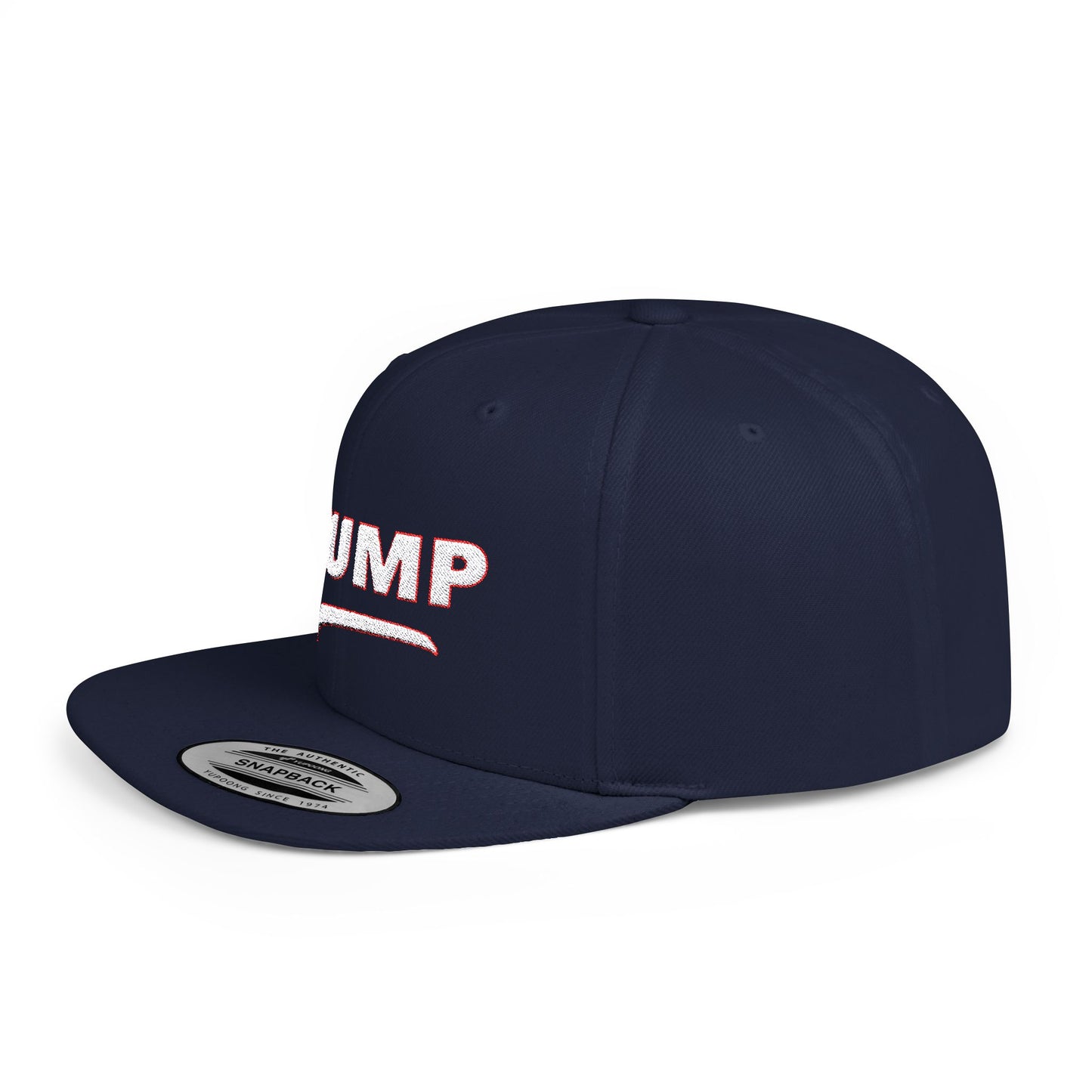 Trump Flat Bill Snapback Cap - Statement Headwear for Supporters