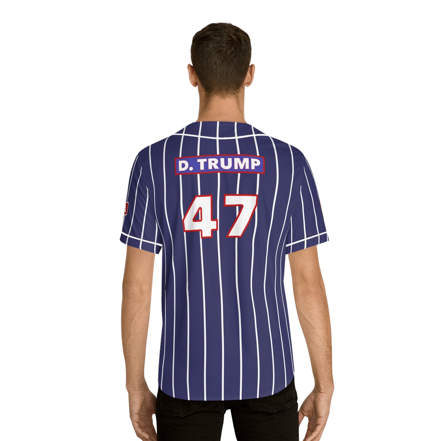 Trump Men's Baseball Jersey (AOP)