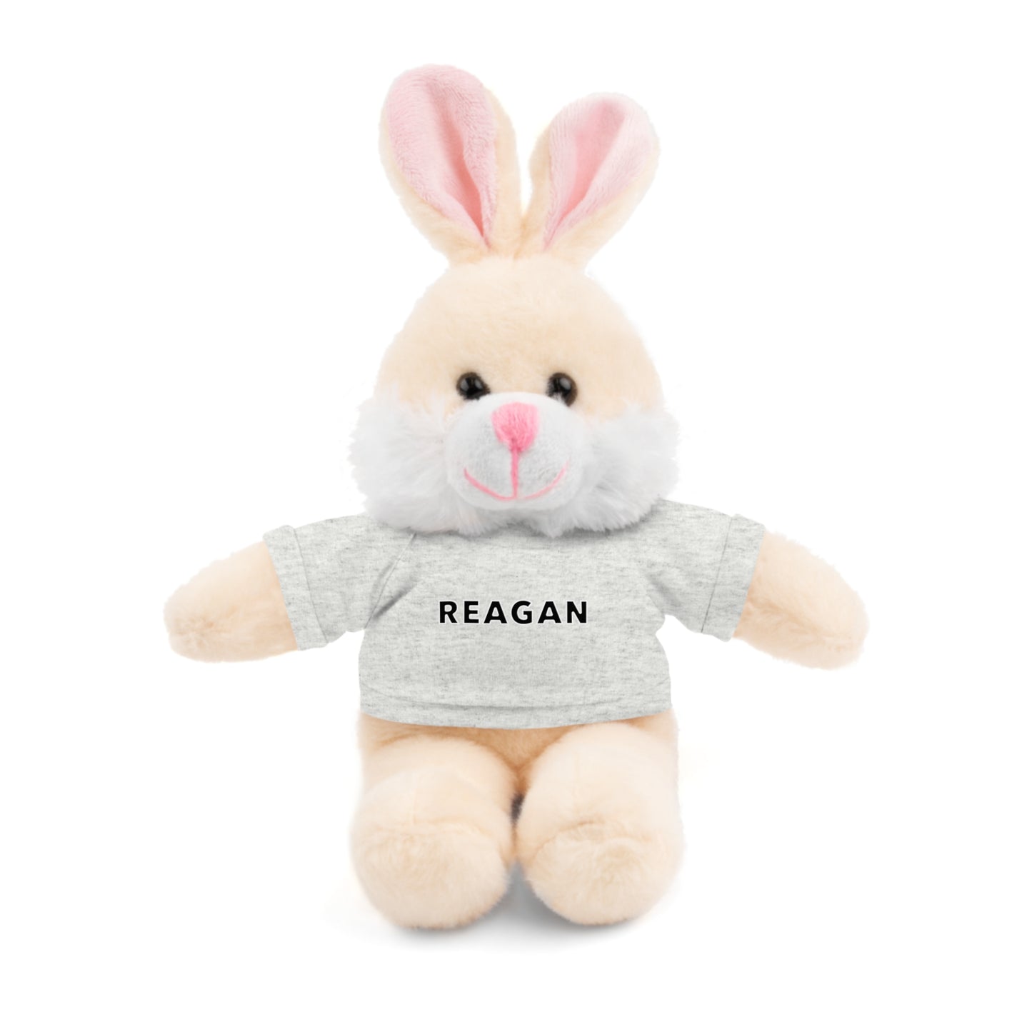 Ronald Reagan Stuffed Bear with Tee - Personalized Plush Toy for Kids