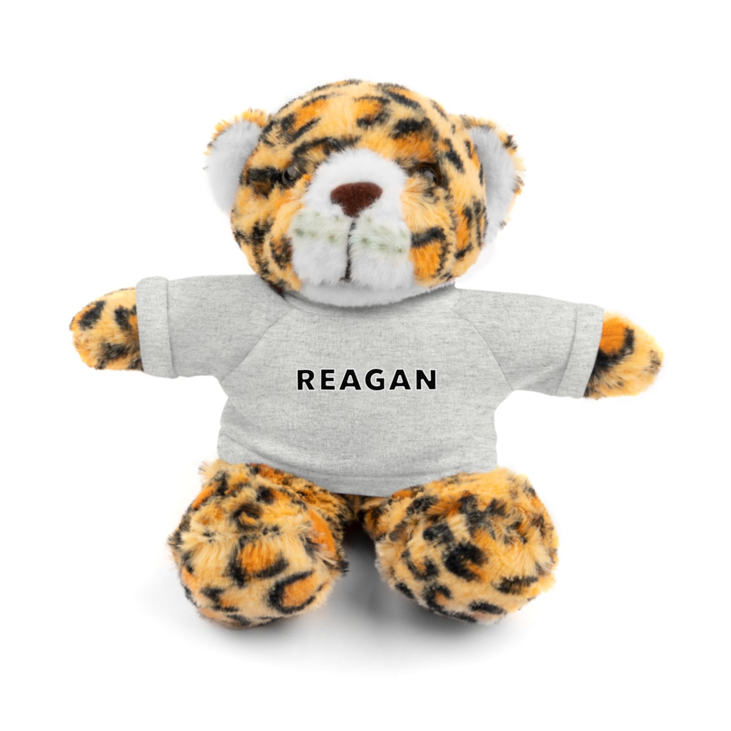 Ronald Reagan Stuffed Bear with Tee - Personalized Plush Toy for Kids