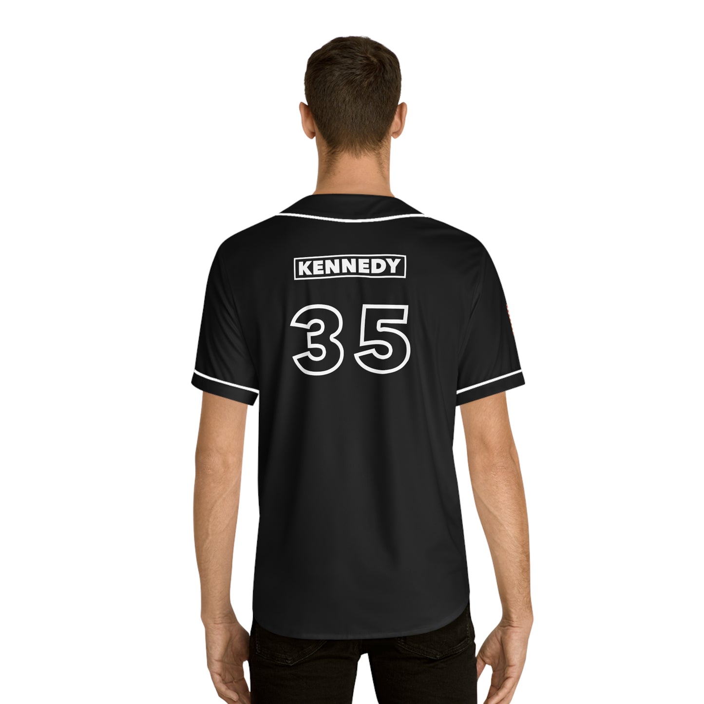 JFK (Kennedy) Men's Baseball Jersey (AOP)