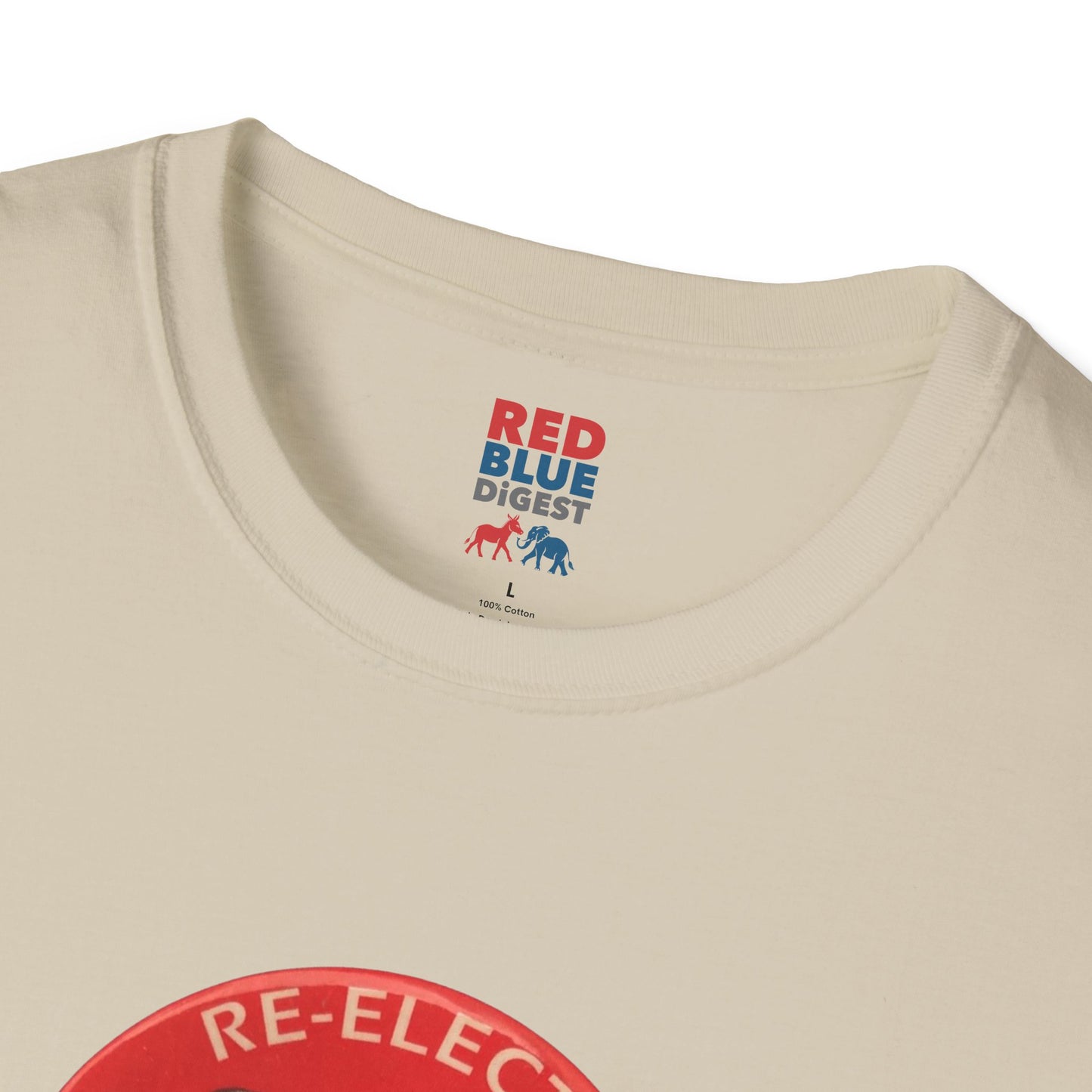 1996 Re-Elect Clinton Gore Unisex Softstyle T-Shirt